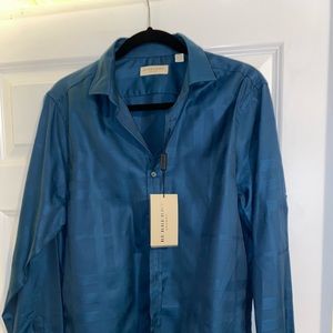 Green Burberry shirt with tags